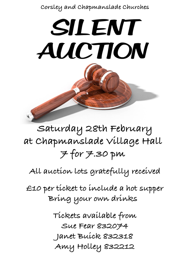 Corsley and Chapmanslade Churches - Silent Auction